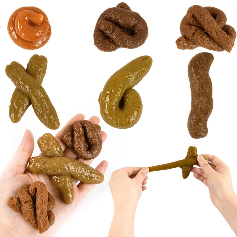 Fake Poop Gag Gift - อึสมจริงปลอดภัยและพลาสติกปลอม Poop ตลกของเล่น Tricky Pranks Gag