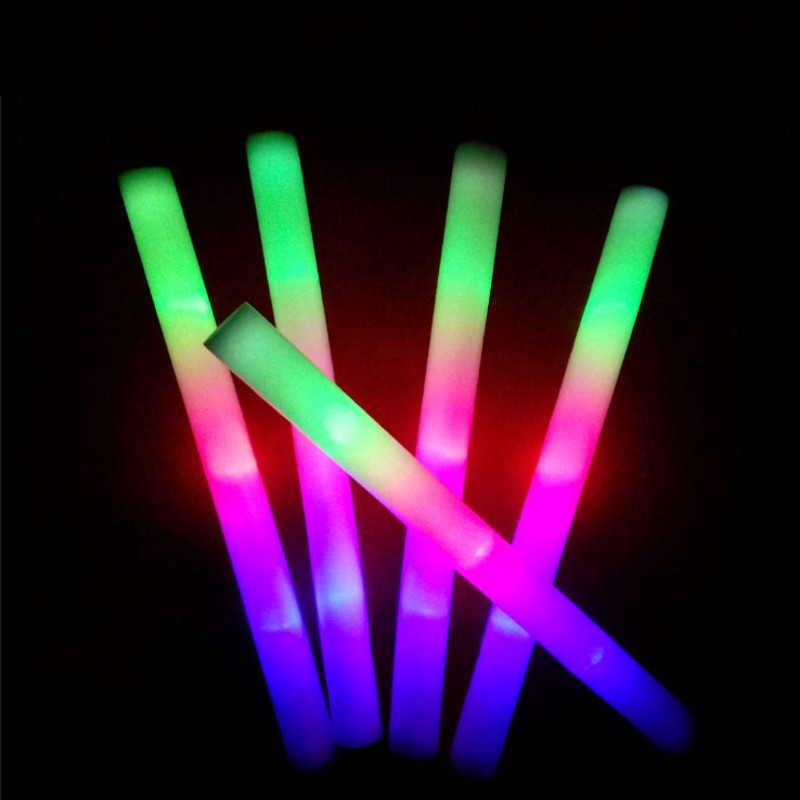 30 ชิ้น ไม้โฟมเรืองแสง LED หลา - Flashing Led Foam Sticks Party บทวิจารณ์และราคา